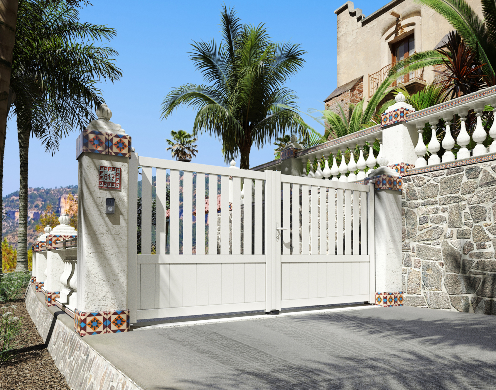 Puerta batiente de aluminio Turbo - Kostum