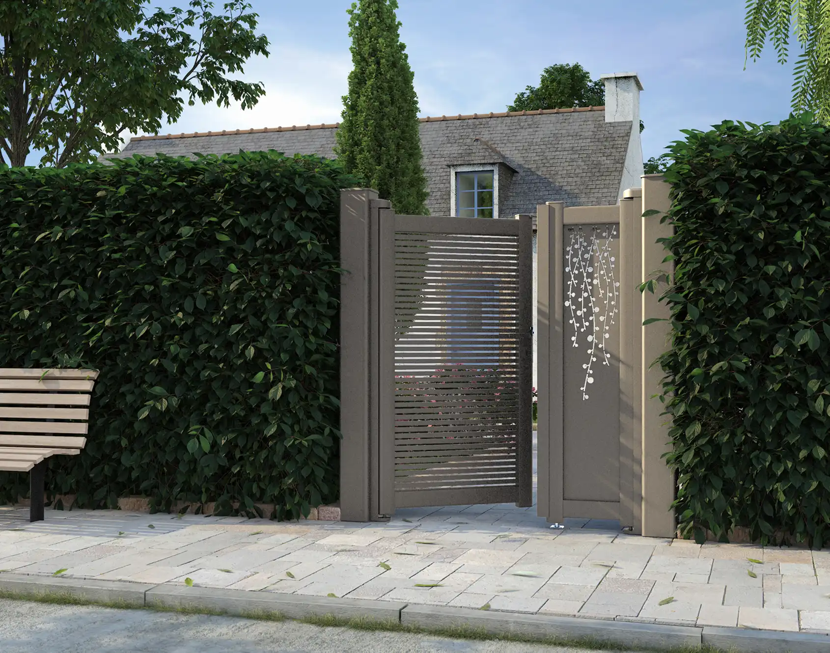 Portillon aluminium Bitik - Kostum